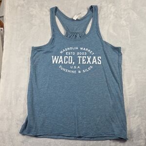 Bella+Canvas Tank Top Womens Sz XL Magnolia Market Waco Texas 29" Length 0665